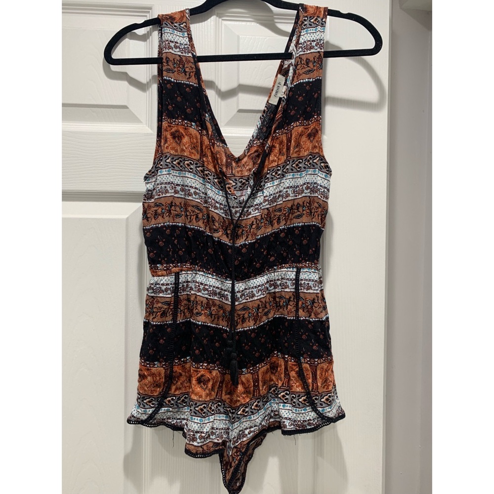 Boho print romper size Medium
